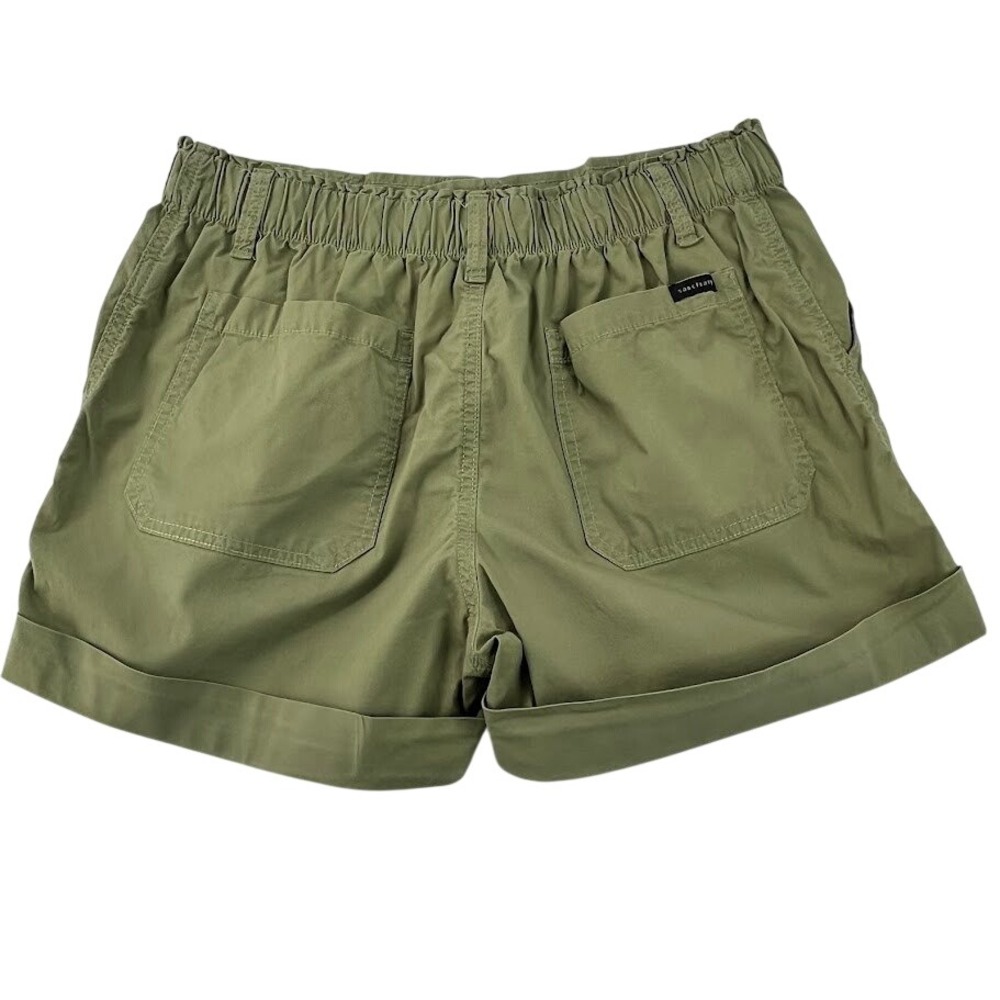 Sanctuary Utility Shorts Women Large Olive Green Cuffed Cargo - Picture 2 of 9